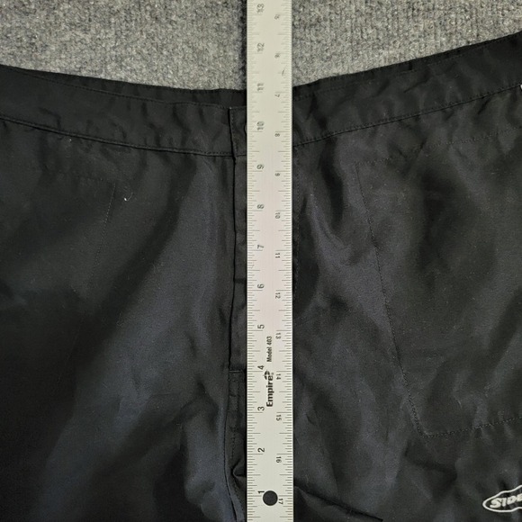 Sideout Shorts Women Large Black Gray Swim Trunks‎ Boardshorts 90s Athletic - Picture 11 of 13